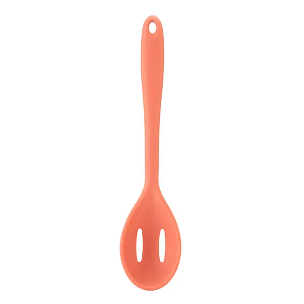 Fusion Twist Slotted Spoon Coral