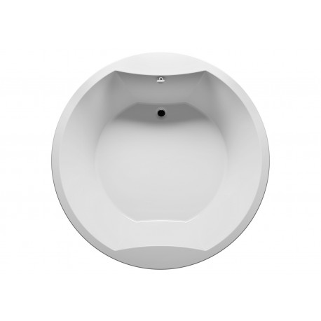 Riho Large Round Acrylic Bath RIHO Duo COLORADO 180X180 Cm white