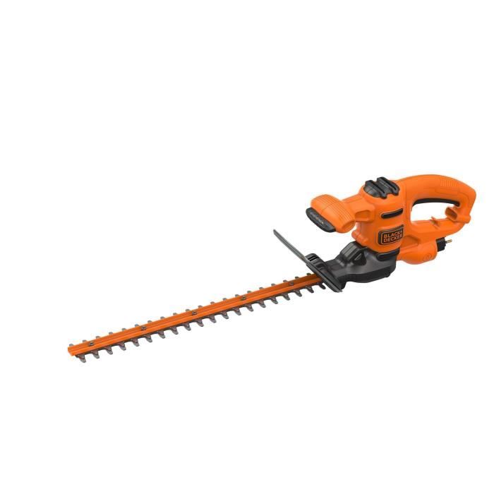 Black & Decker BLACK+DECKER Tagliasiepi elettrico 420W lama 45cm + coprilama BEHT201
