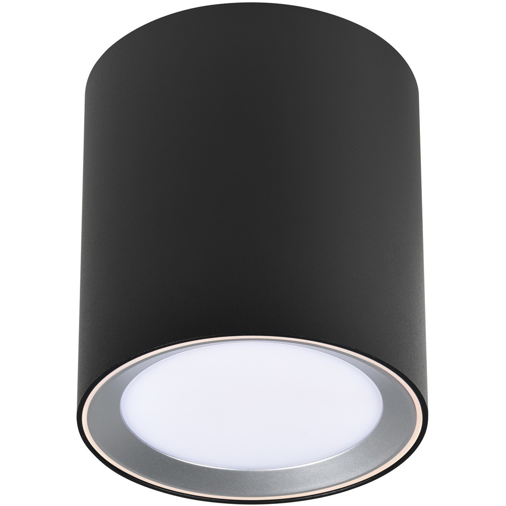 Nordlux LED ceiling spotlight Landon Smart, black, H 14cm