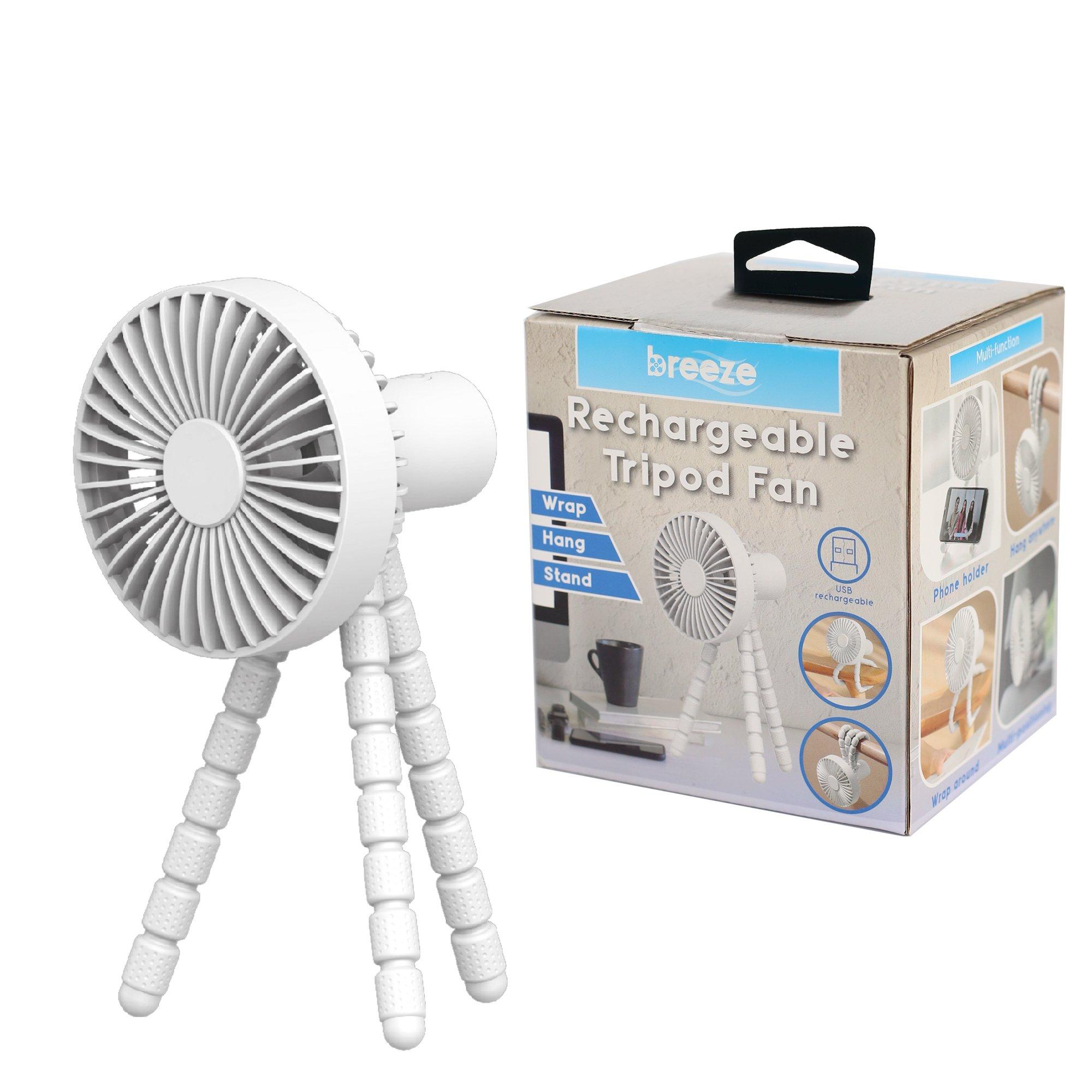 Breeze Rch Tripod Fan 99 - White