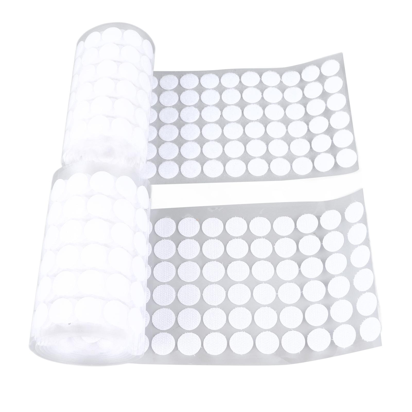 Meterk Circular Hook and Loop Long Lasting Strong Self Adhesive Dots Tapes Small Circle Dots Stickers