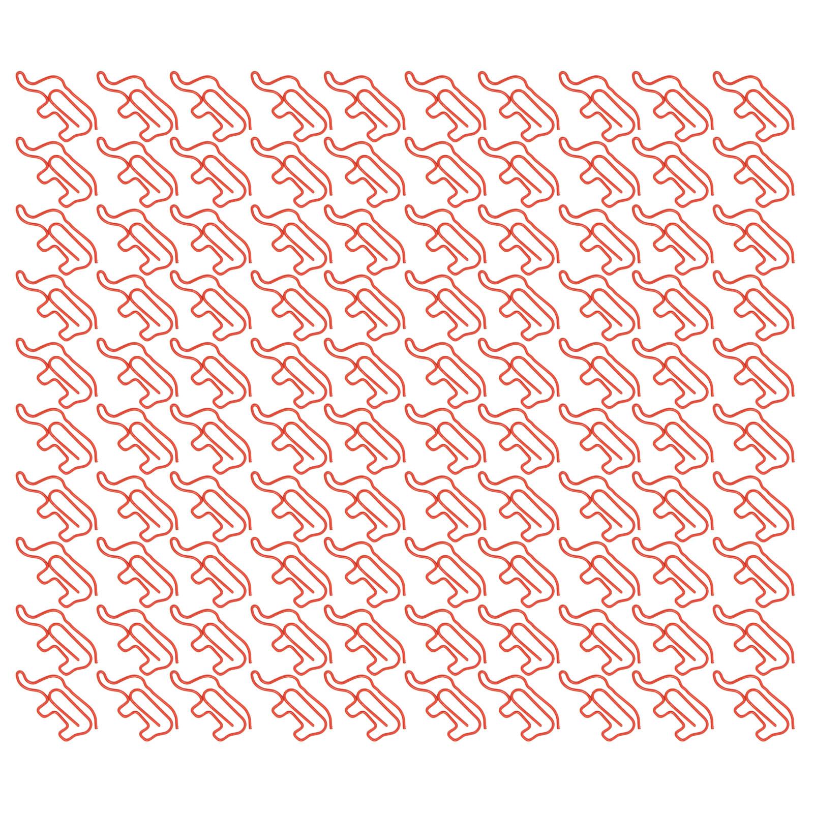 Automobile And Motorcycle Supplies 100PCS Paper Clips Cute Shape Slip Resistant Colorfast Rust Proof Portable Lightweight for Card