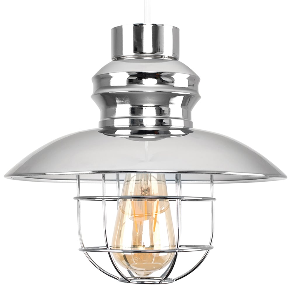 MiniSun Penglai Chrome Fishermans Pendant Shade