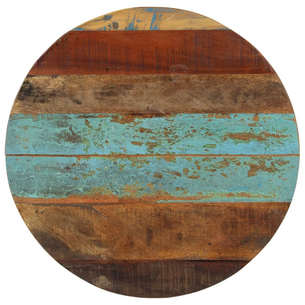 VidaXL Round Table Top 60 cm 15-16 mm Solid Reclaimed Wood