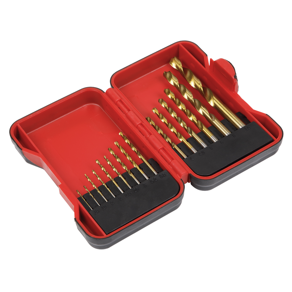Sealey AK3715HSS HSS Drill Bit Set (15 Piece)