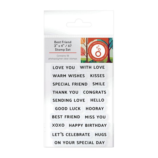 Tonic Studios Best Friend Stamp Set 19 Pieces