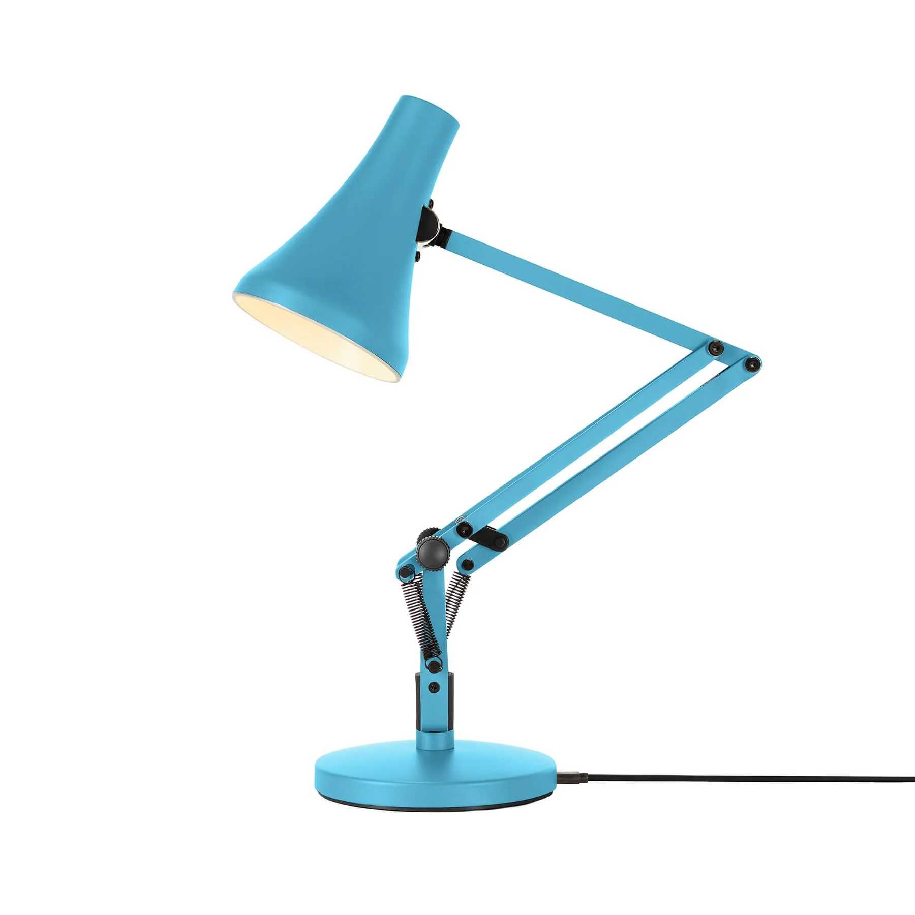 Anglepoise Type 90 Mini Mini Desk Lamp - Turquoise Blue Desk Lamps Anglepoise
