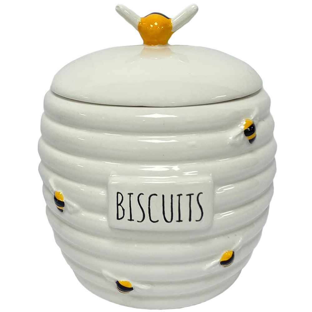 Honey Bees Biscuit Canister