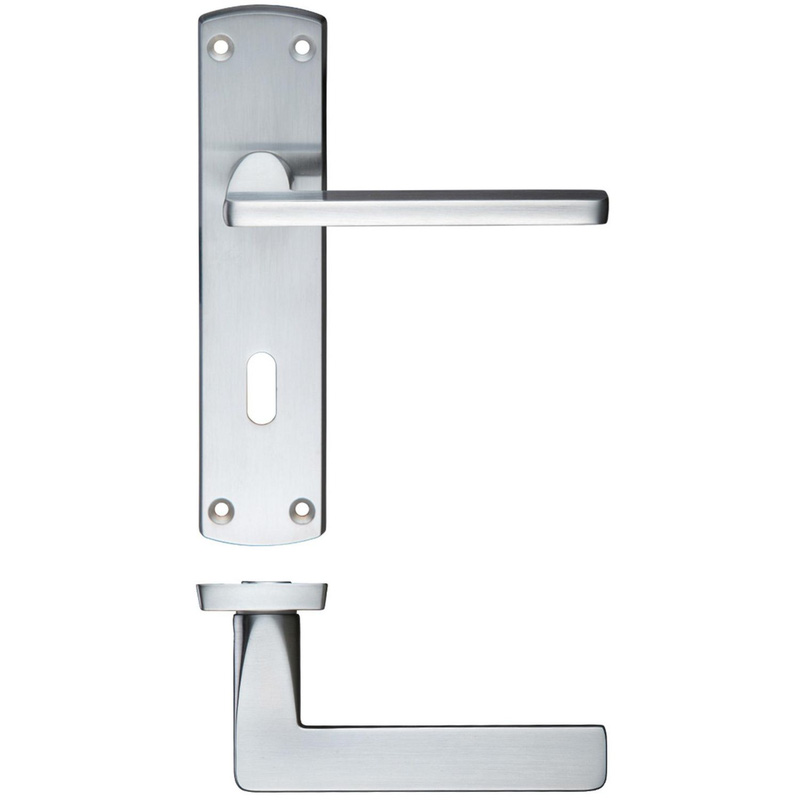 ZOO HARDWARE Leon Lock Door Handle gray
