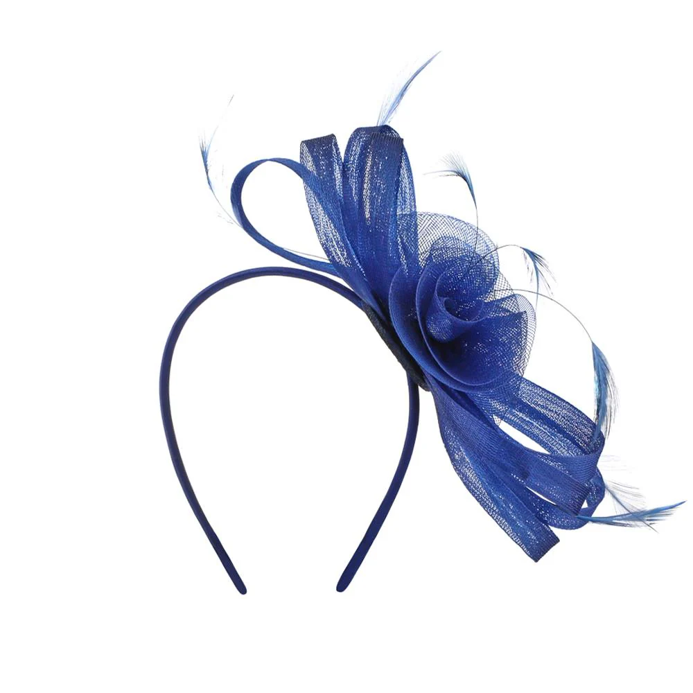 Pavers Feather Fascinator - Harr41007 / 327 589 - Navy