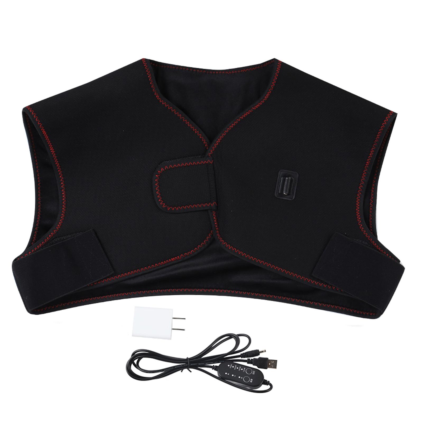 OutsideWorld USB Electric Heating Pad Warm Therapy Neck Shoulder Back Pain Relief Cushion US Plug