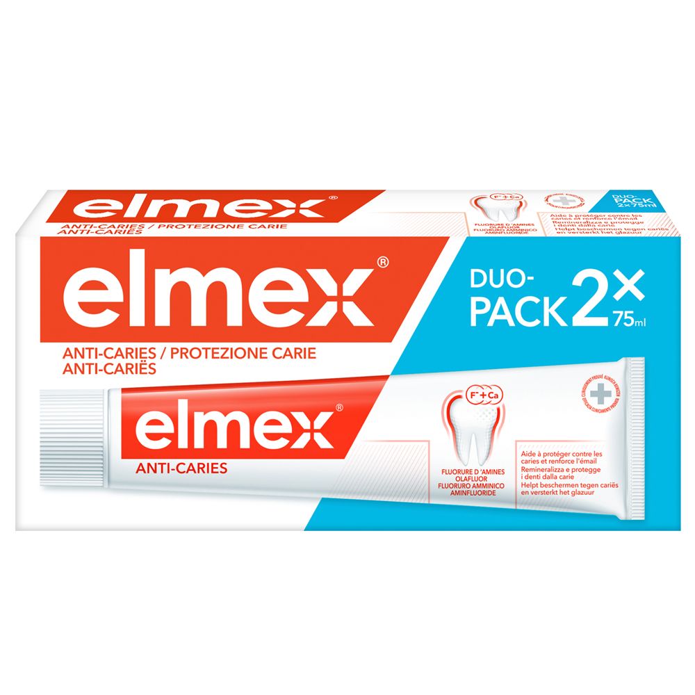 Elmex dentifricio protezione carie 75ml + 75ml