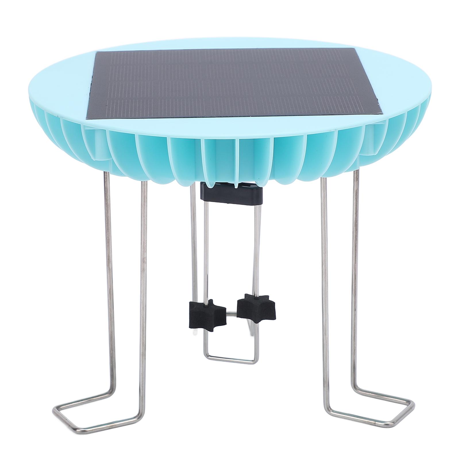 Vestidos Solar Powered Water Agitator 0.5W Bird Bath Water Mixer Solar Panel Wiggler with Bracket for Garden