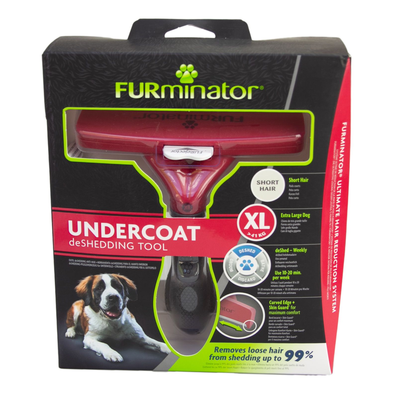 FURminator Dog Grooming | Furminator Undercoat Deshedding Tool For Short Hair Dogs Size X-Large
