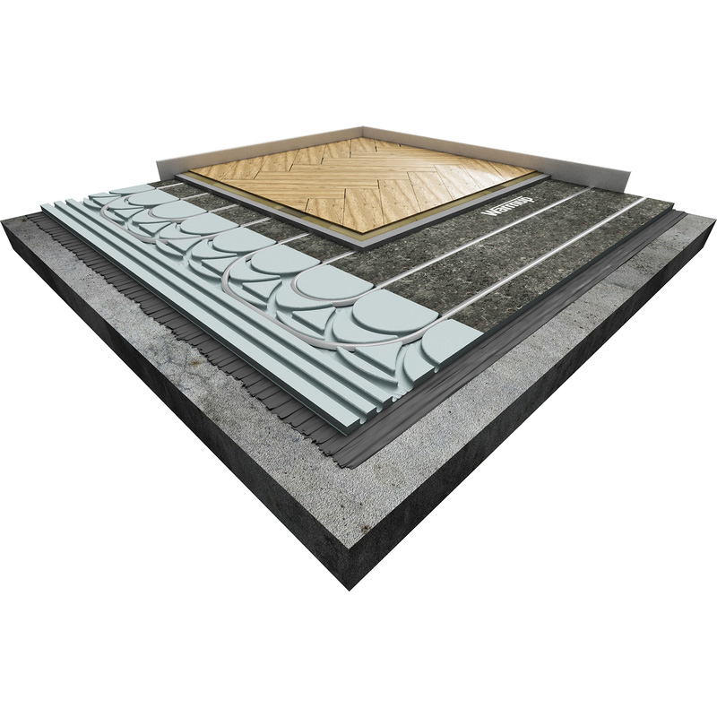 Warmup VLo Ultra Underfloor Heating Pack 32.0m2 Steel