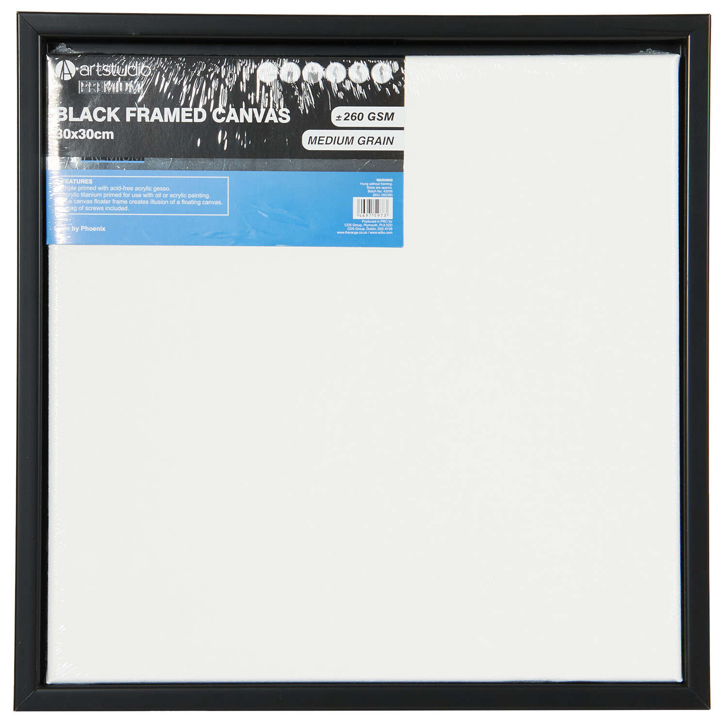 Artstudio Framed Canvas Set Black - Black / 30 x 30cm