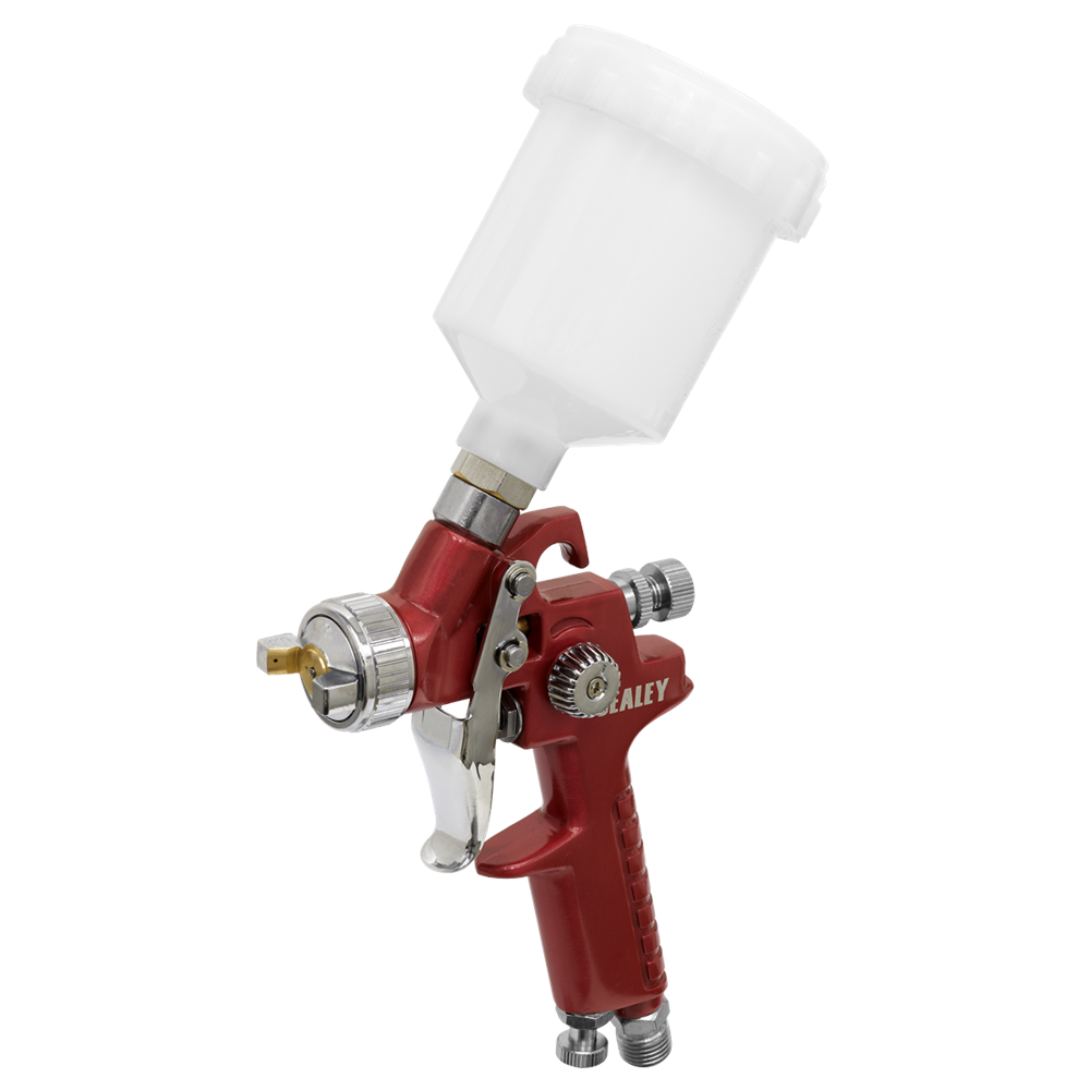Sealey HVLP731 HVLP Gravity Feed Touch-Up Spray Gun 0.8mm Set-Up