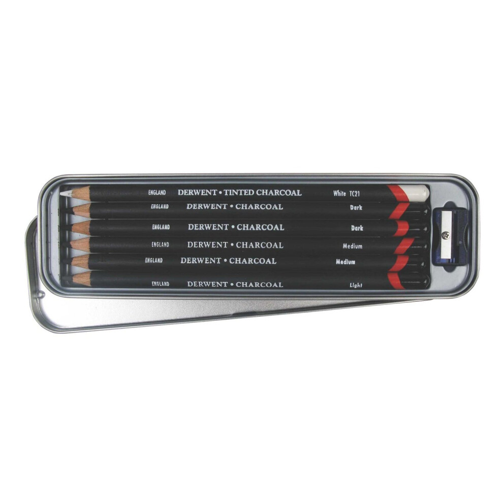 Derwent Professional Charcoal Pencils (Pack of 6)