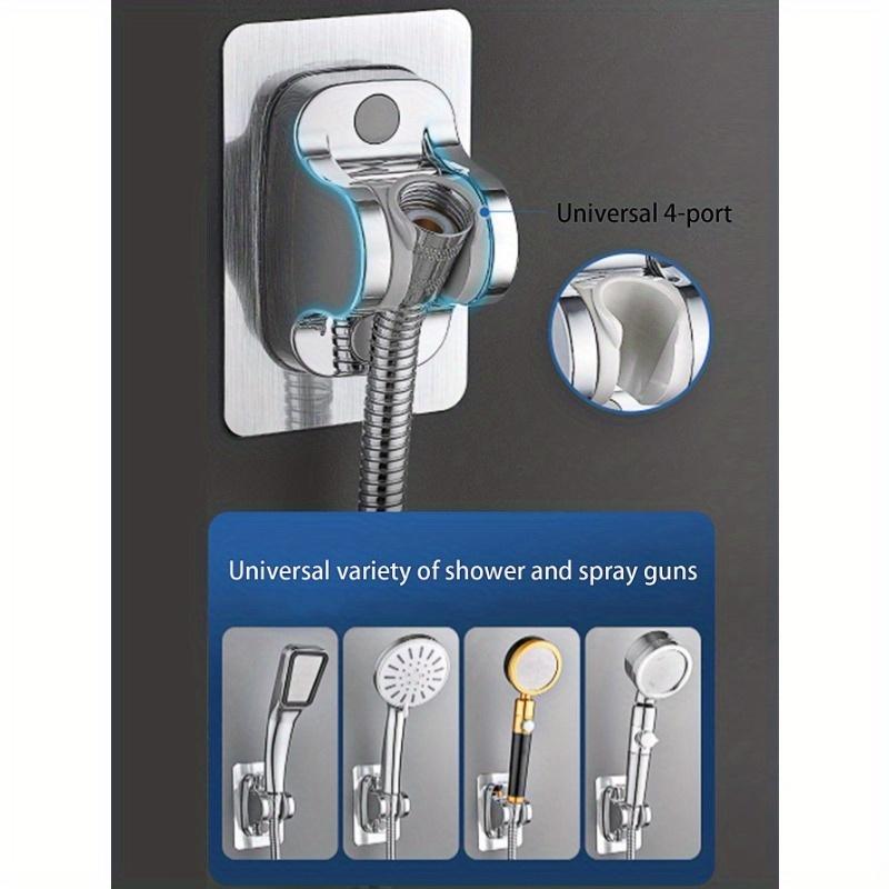 LCAuto Parts 1pc Wall-Mounted Shower Bracket With Adjustable Base For Handheld Showerhead Home Bathroom Decor Summer Bathroom Accessories one-size