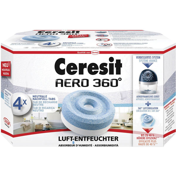 Ceresit Clan4 Aero 360° Dehumidifier 20m² White/blue