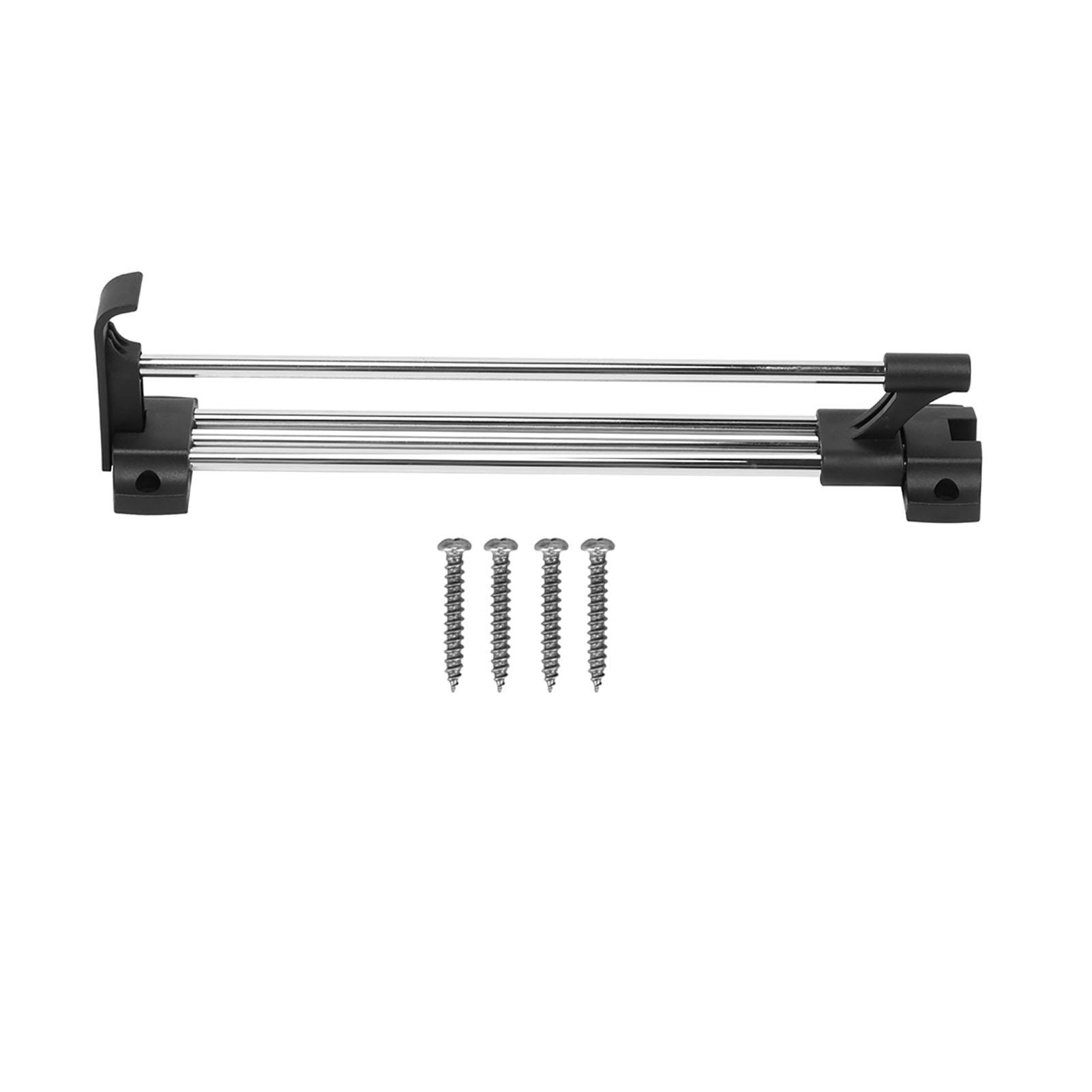 TOMTOP JMS Extendable Pull Out Closet Rod Sliding Wardrobe Closet Rod Adjustable Clothing Organizer Holder30cm