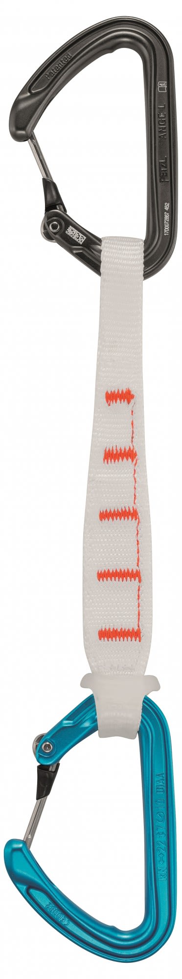 Petzl Ange Finesse L+L quickdraw set 17cm | Grey