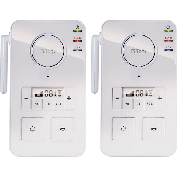 M-E MODERN-ELECTRONICS m-e FS 2.1 Door Phone Radio 446MHz 2000m Black Wireless Intercom