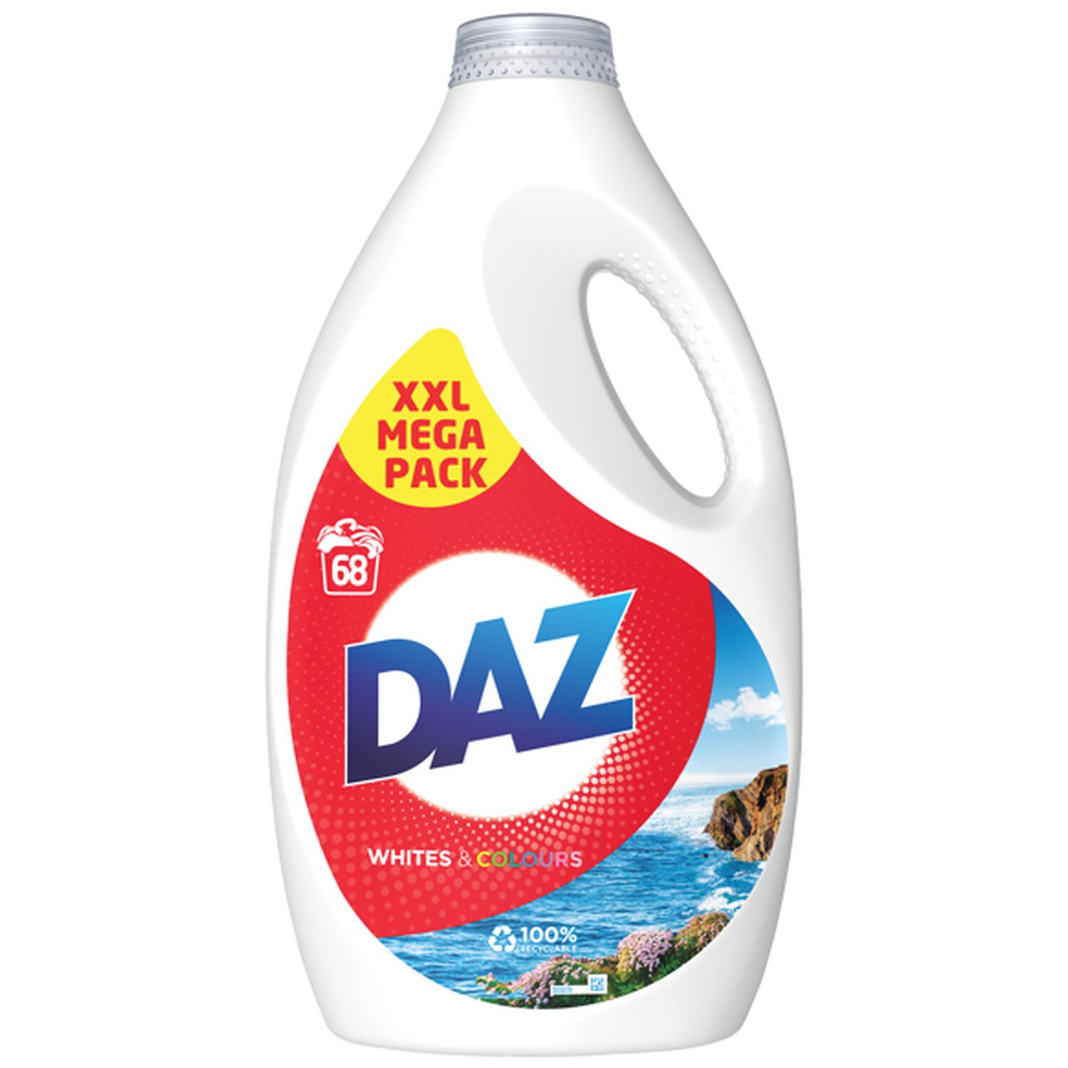 Daz Laundry Liquid Whites & Colours - 68 Washes