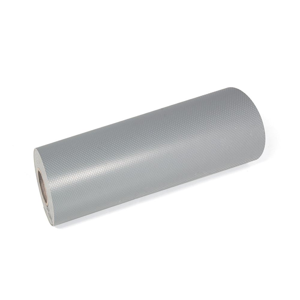 EMUCA Tappetino antiscivolo per cassetti con finitura effetto tessuto bianco