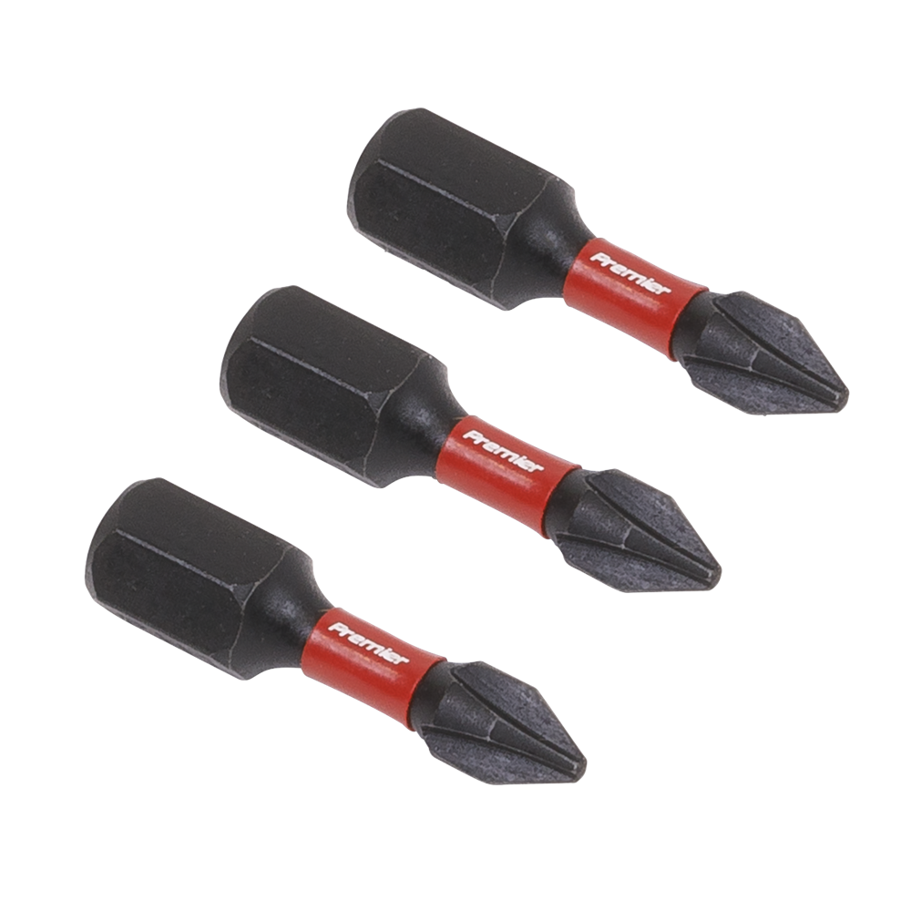 Sealey Phillips #1 Impact Power Tool Bits 25mm - 3 Piece