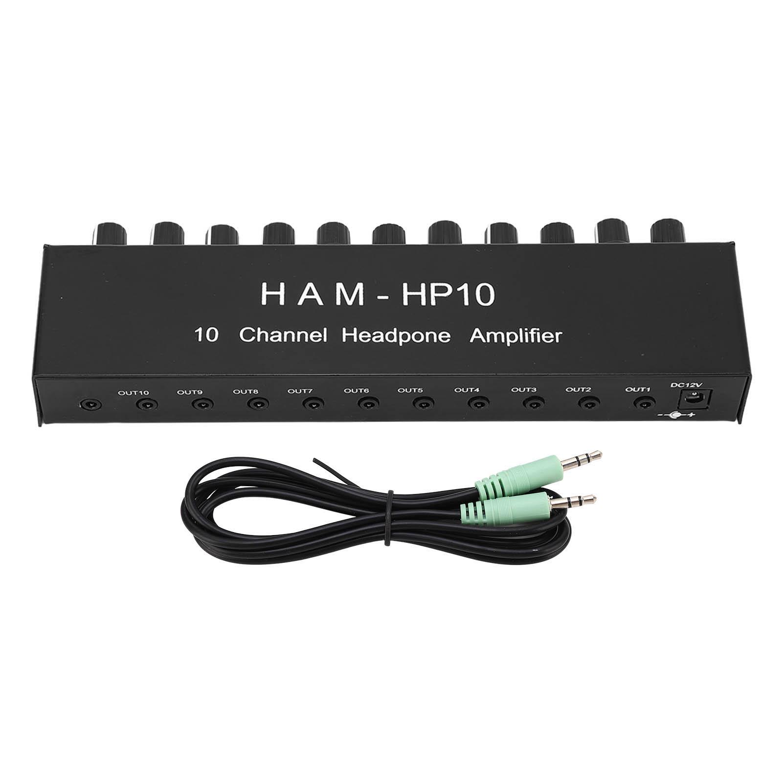 Health & Beauty PRODUCT 10 Channel Headphone Amplifier 1 In 10 Out Channel Stereo Distributor Headphone Amplifier