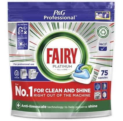 MANADA - HomeCare Fairy Platinum All-in-One 75 Capsules Dishwasher Detergent - 75 Count
