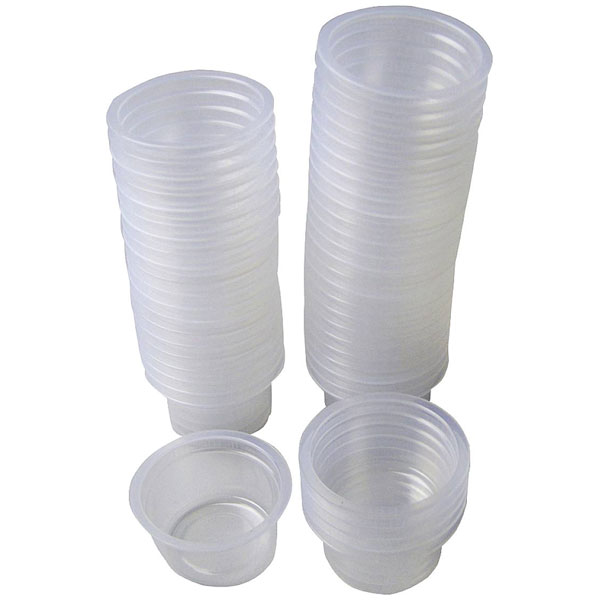 R & G 814485 Mixing Cup 25ml 50 pieces Transparent Polycarbonate B...