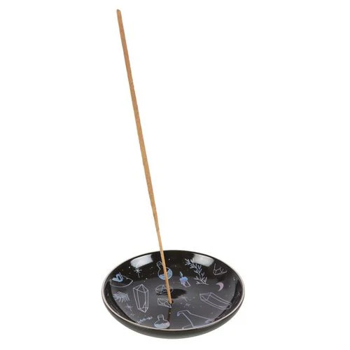 Gothic Homeware Crystal Witch Ceramic Incense Plate