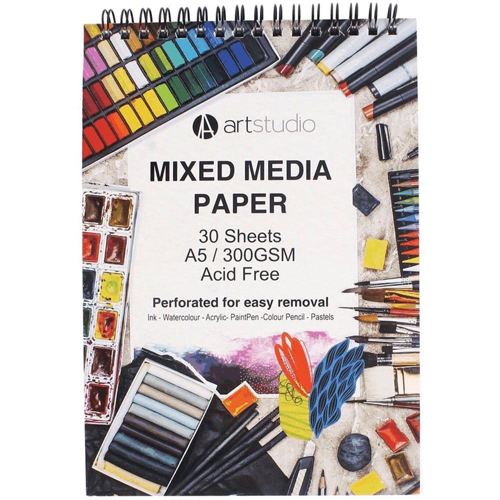 Artstudio Mixed Media Paper Pad - White / A5