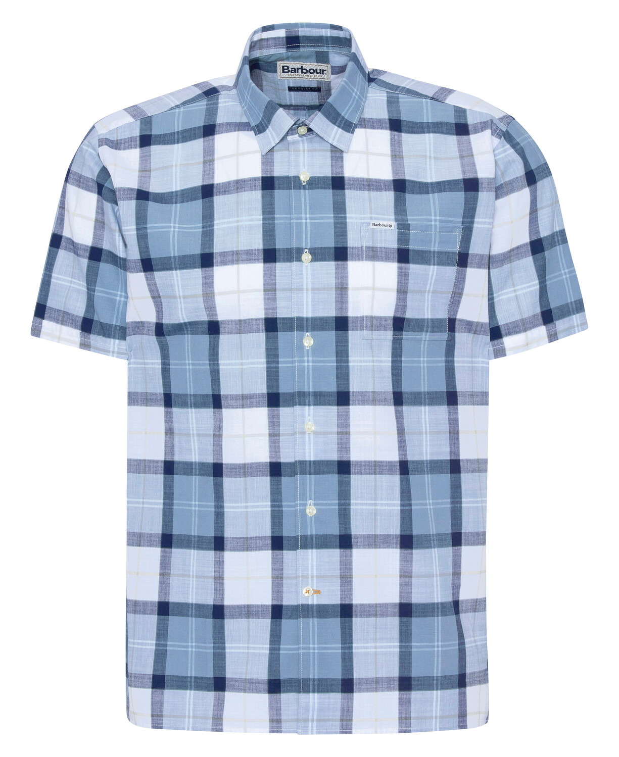 Barbour Gordon Short-Sleeved Tailored Shirt - Blue