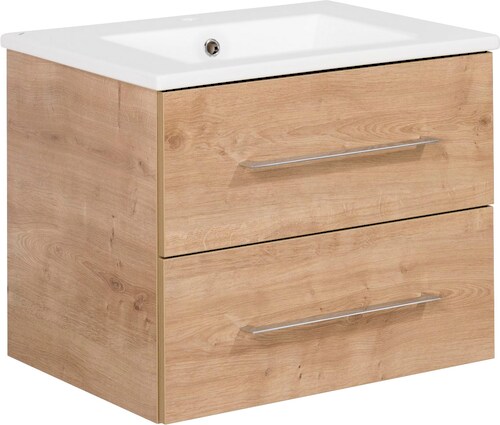 Fackelmann Perfekt 60mm Wall Hung Single Vanity Unit brown