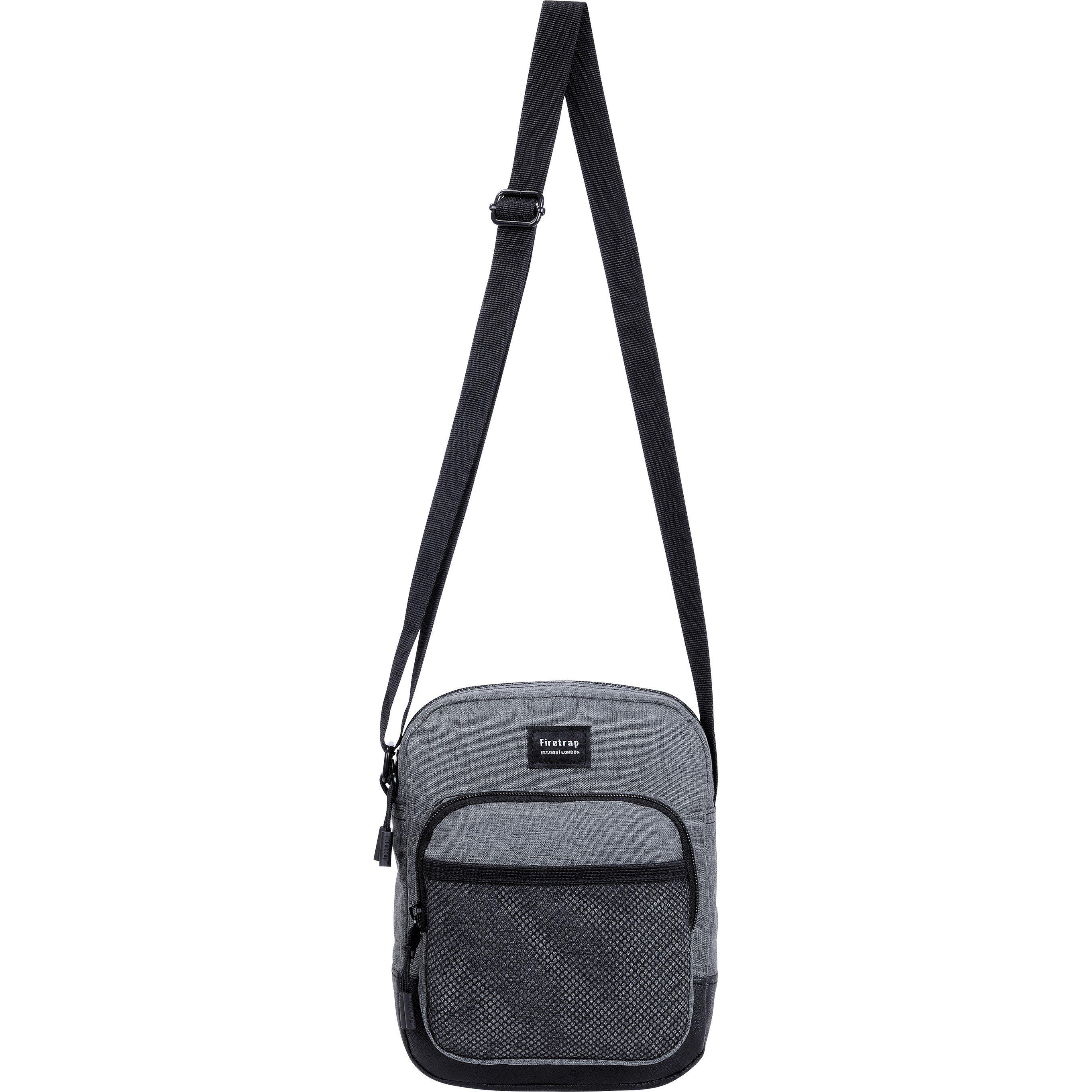 Firetrap Kingdom Cross Body Bag - Grey