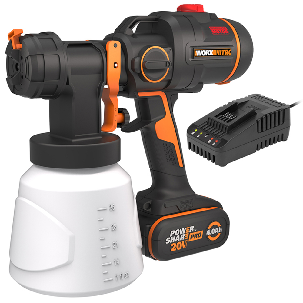 Worx 20v Hvlp Paint Sprayer Wx020