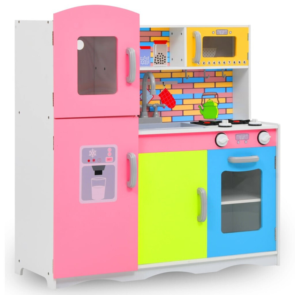 VidaXL Furud Multicolour Children&apos;s Creative Play Kitchen  Unisex