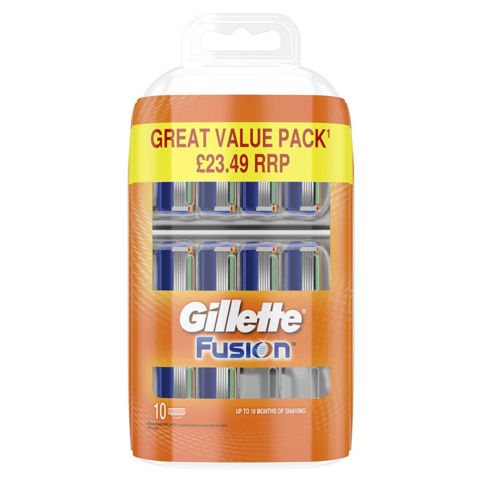 Gillette Fusion5 Razor Blades (10 Blades)