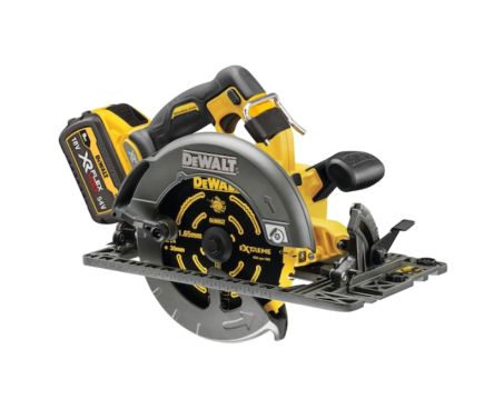 DeWalt DCS579 54v XR Cordless Brushless FLEXVOLT High Power Rail Compatible Circular Saw 190mm 2 x 9ah Li-ion Charger Case