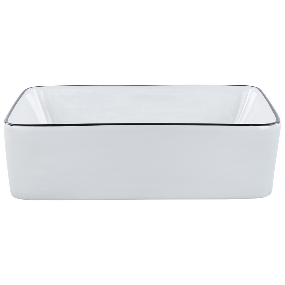 Beliani Countertop Basin 490 X 380 mm White Xert