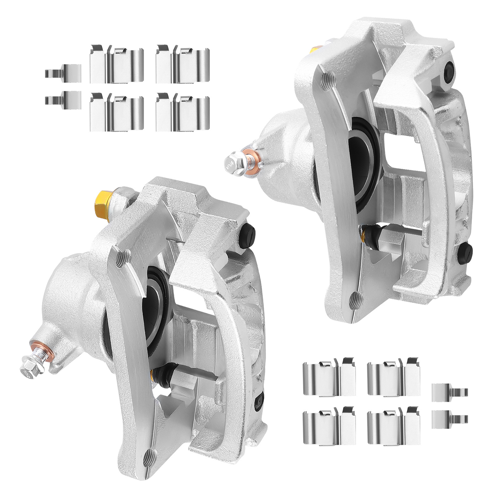 MaXpeedingrods Rear Left Right Brake Calipers w/ Bracket compatible for Toyota 4Runner 2003-2009 19-B2727