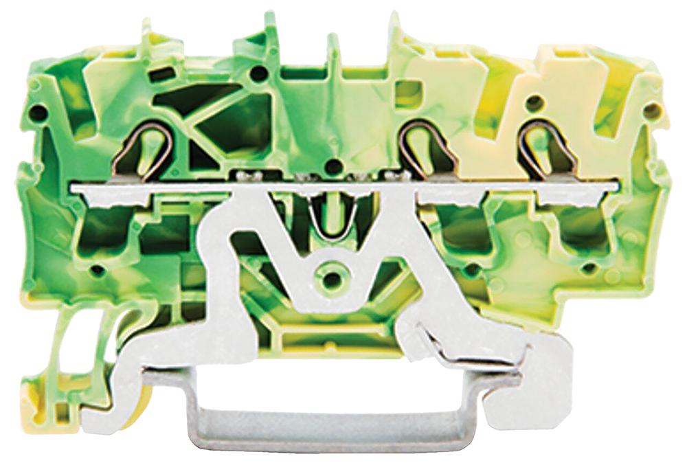 WAGO Terminal Block, 24A, Push In Terminals, 22 → 12 AWG