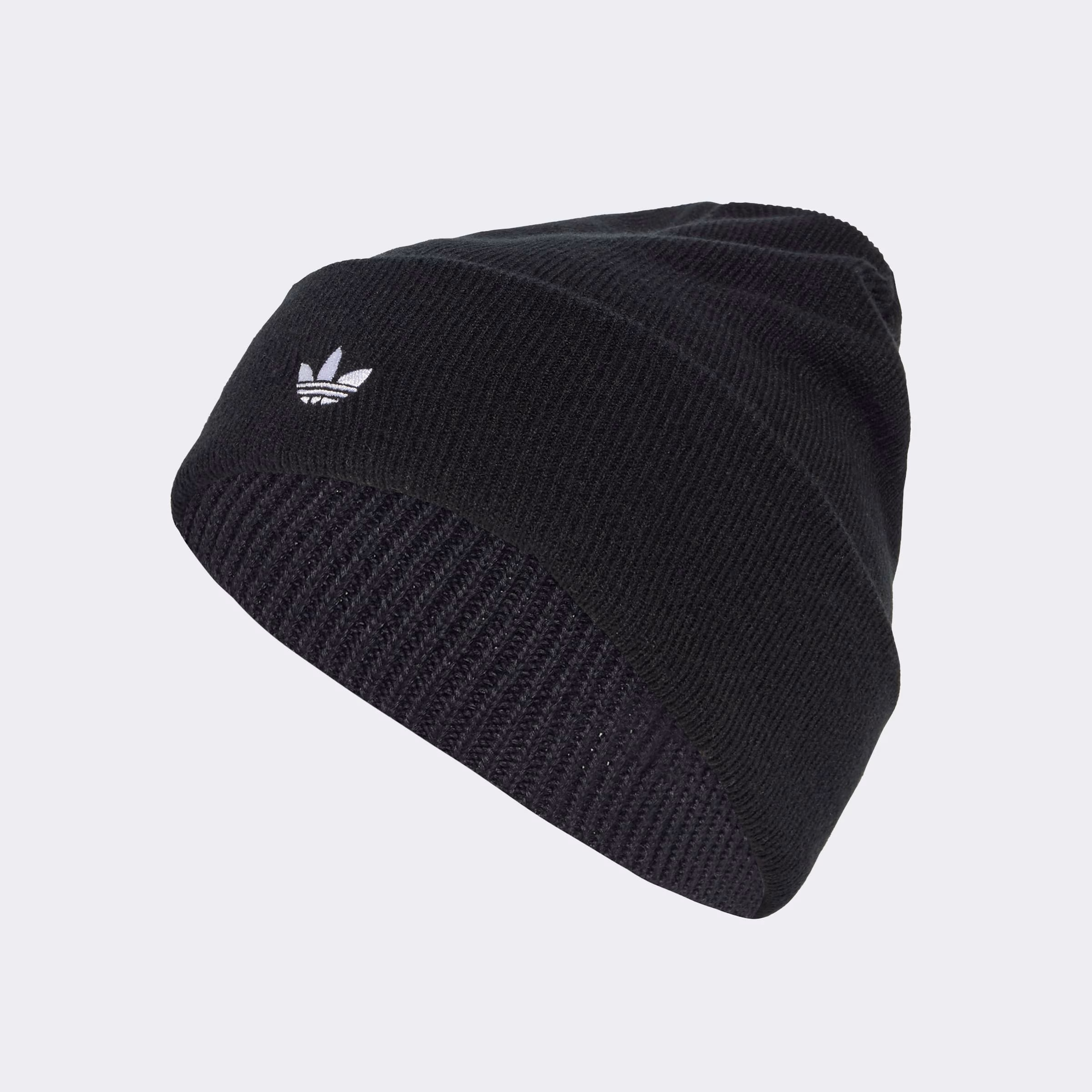 Adidas Cuff Knit Unisex Knitted Hats & Beanies - Black - Size One Size - Cotton