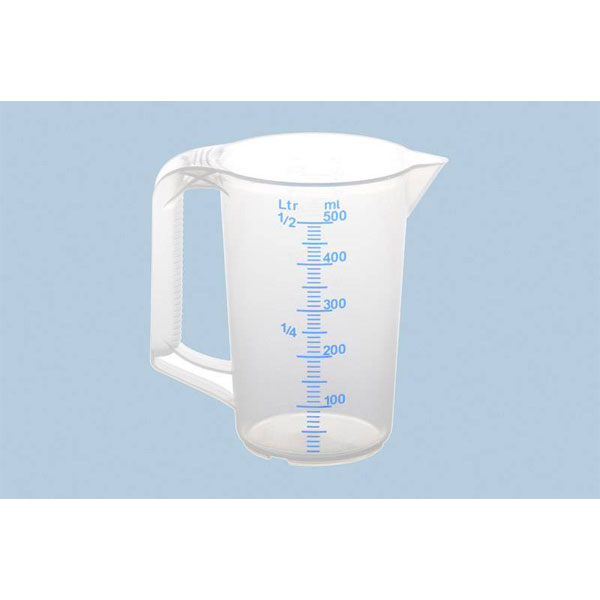 Hünersdorff 935000 Graduated Beaker 500ml PP 1Piece Accurate Measure