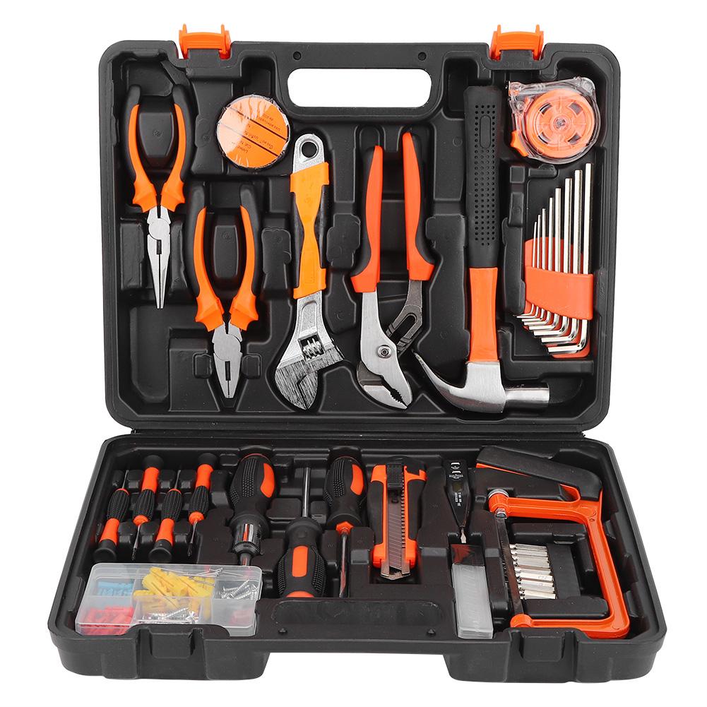 Vestidos 100Pcs/Set Wrench Screw Bits Pliers Repair Tool Set Hand Tool Kit with Storage Case