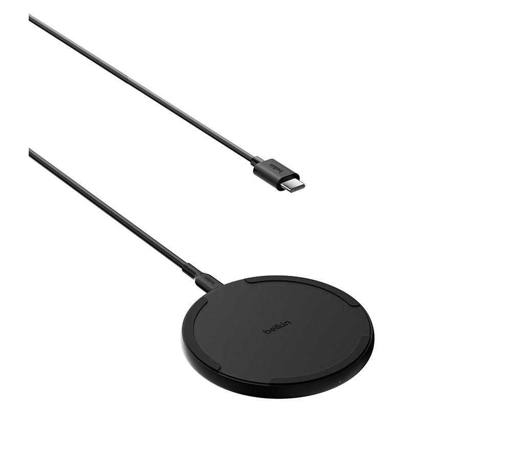 Belkin Boostcharge 15 W Qi Wireless Charging Pad - Black, Black